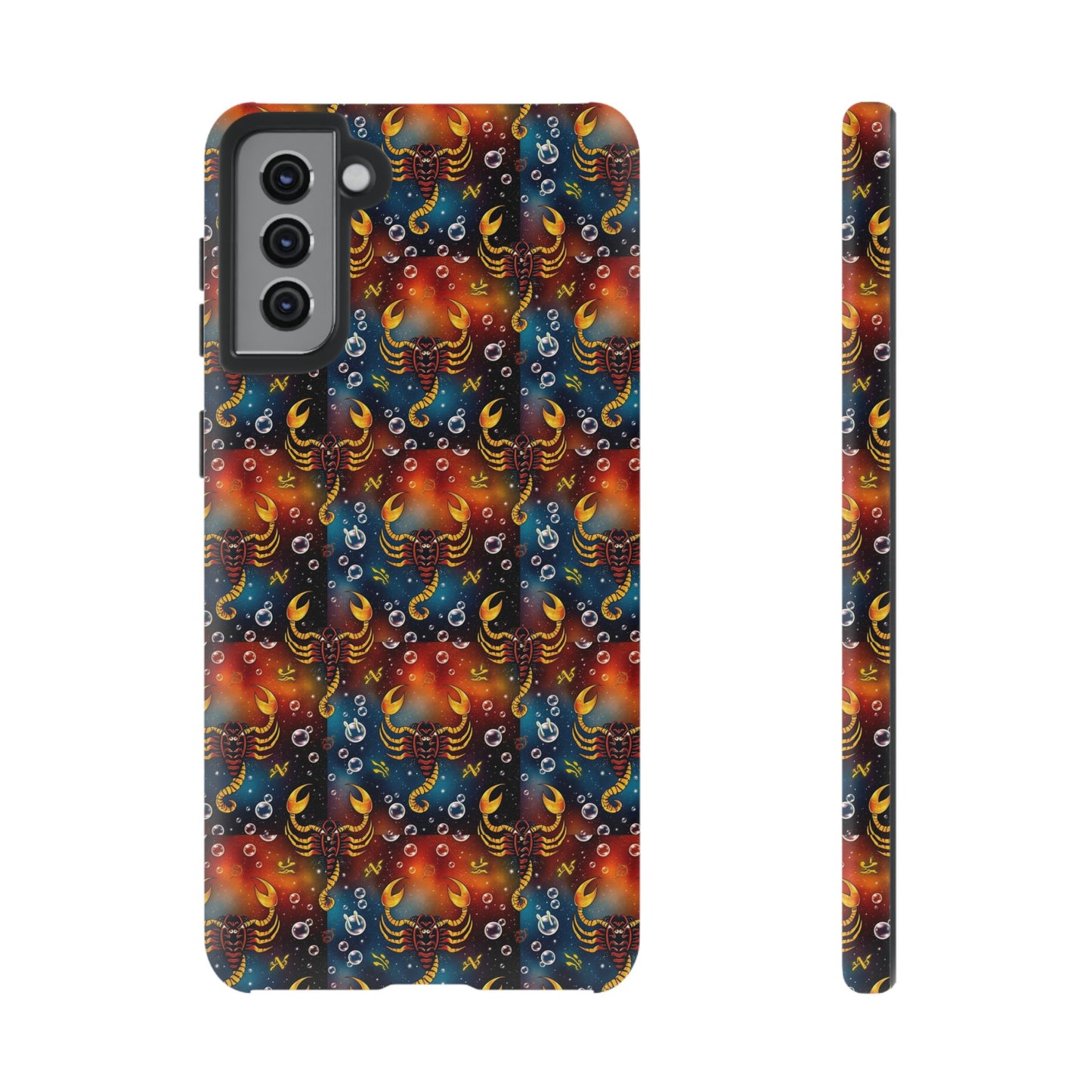 Tough Cases, Scorpio, Zodiac v2, Bubble Pattern