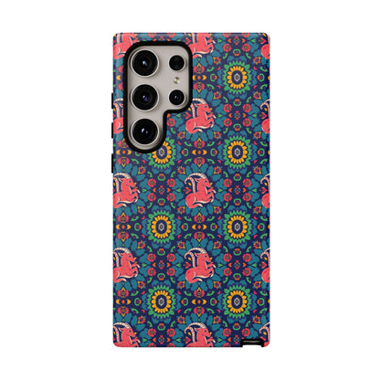 Tough Cases, Capricorn, Zodiac v1, Flower Pattern