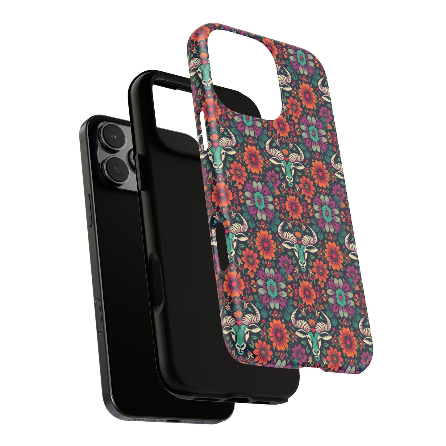 Tough Cases, Taurus, Zodiac v4, Flower Pattern