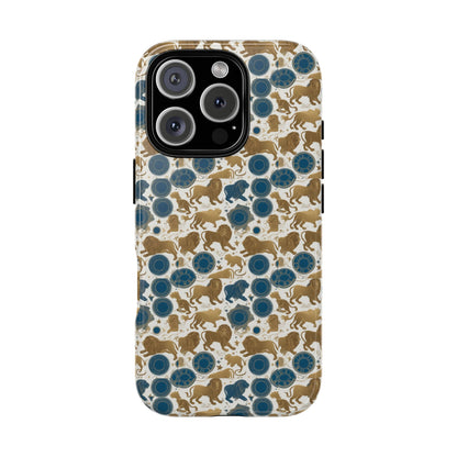 Tough Cases, Leo, Zodiac v2, Metal Pattern