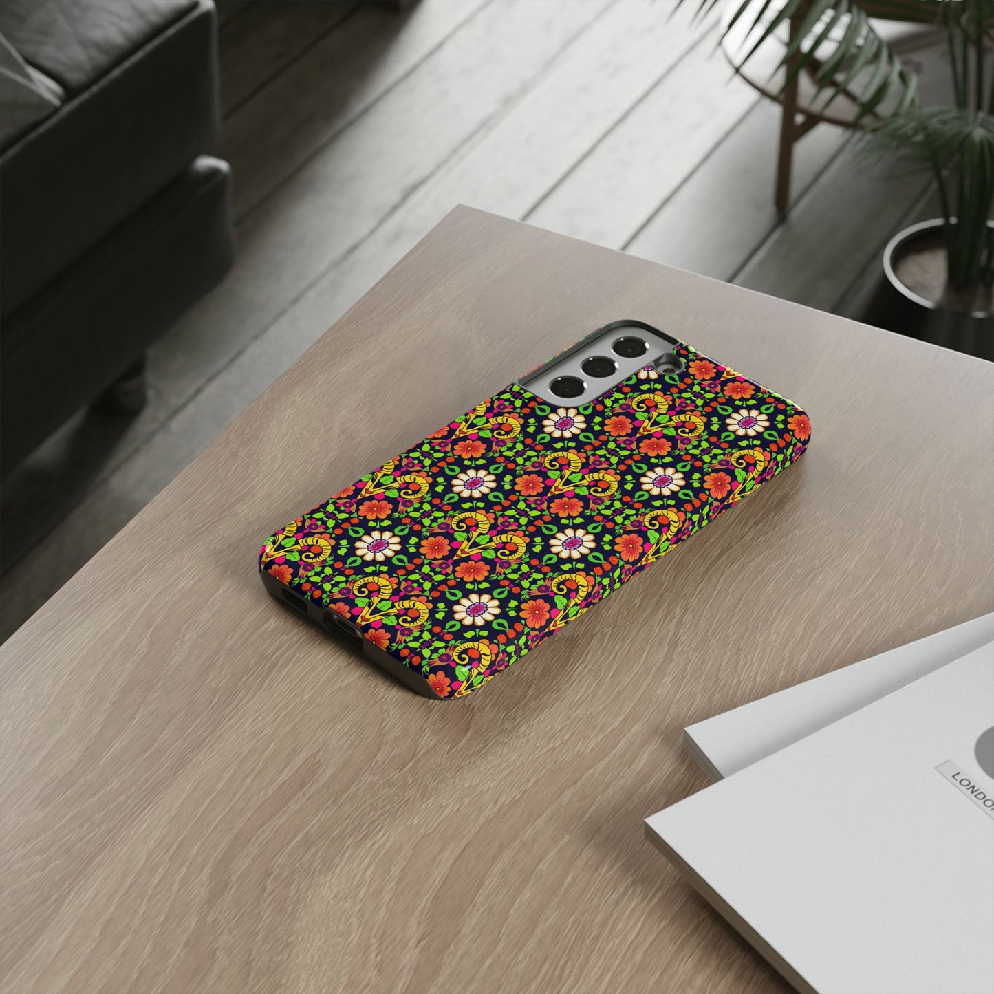Tough Cases, Aries, Zodiac v4, Flower Pattern