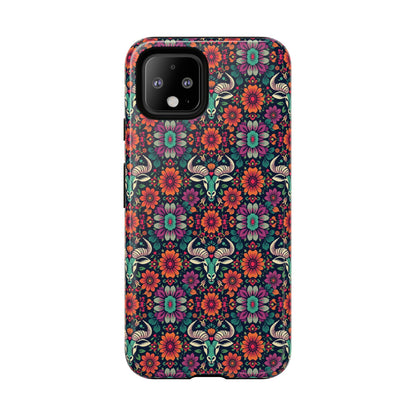 Tough Cases, Taurus, Zodiac v4, Flower Pattern