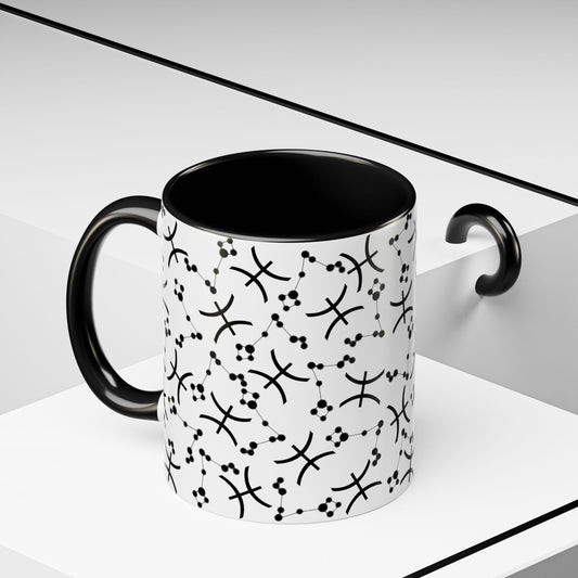 Accent Coffee Mug with the Pisces sign (11, 15oz)