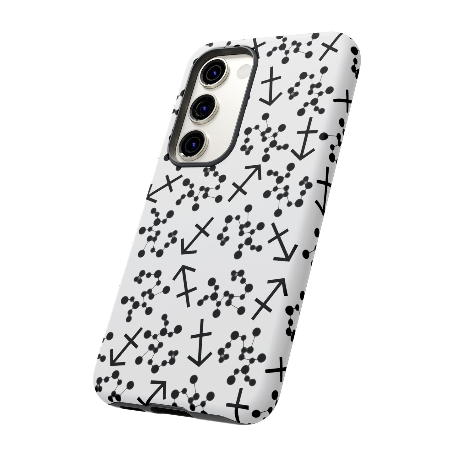Tough Cases with the Sagittarius Zodiac sign for iPhone, Samsung Galaxy, and Google Pixel devices