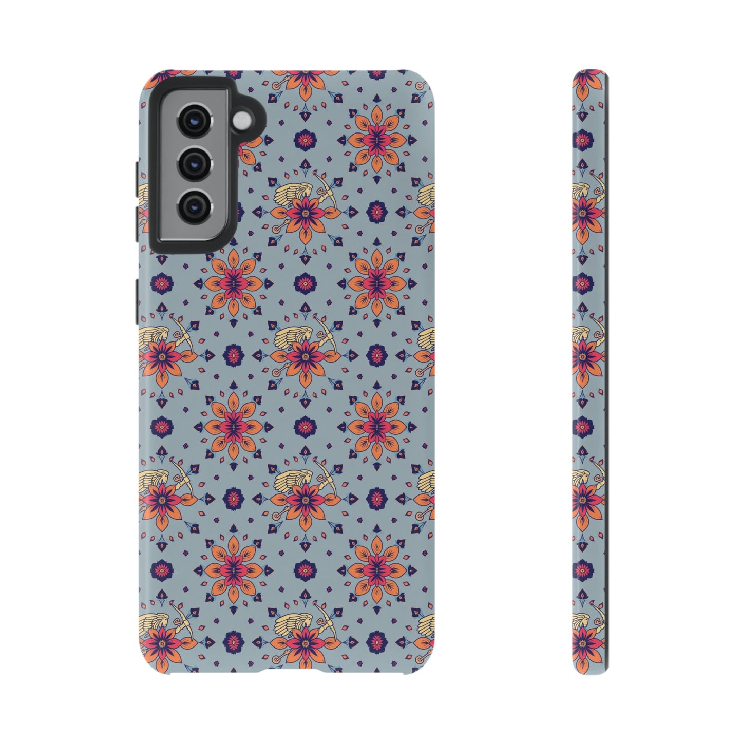 Tough Cases, Sagittarius, Zodiac v3, Flower Pattern