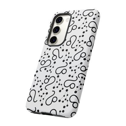 Tough Cases with the Leo Zodiac sign for iPhone, Samsung Galaxy, and Google Pixel devices