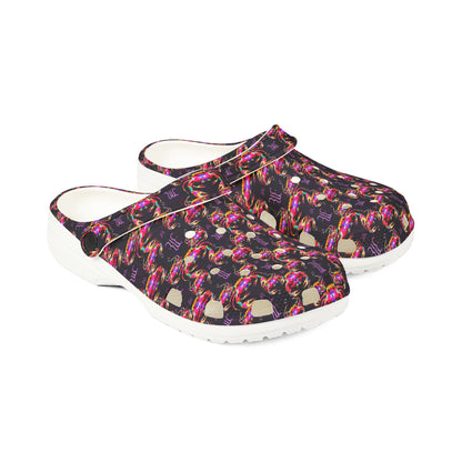 EVA Foam Rubber Shoes, (AOP), Cancer, Zodiac v4, Pattern