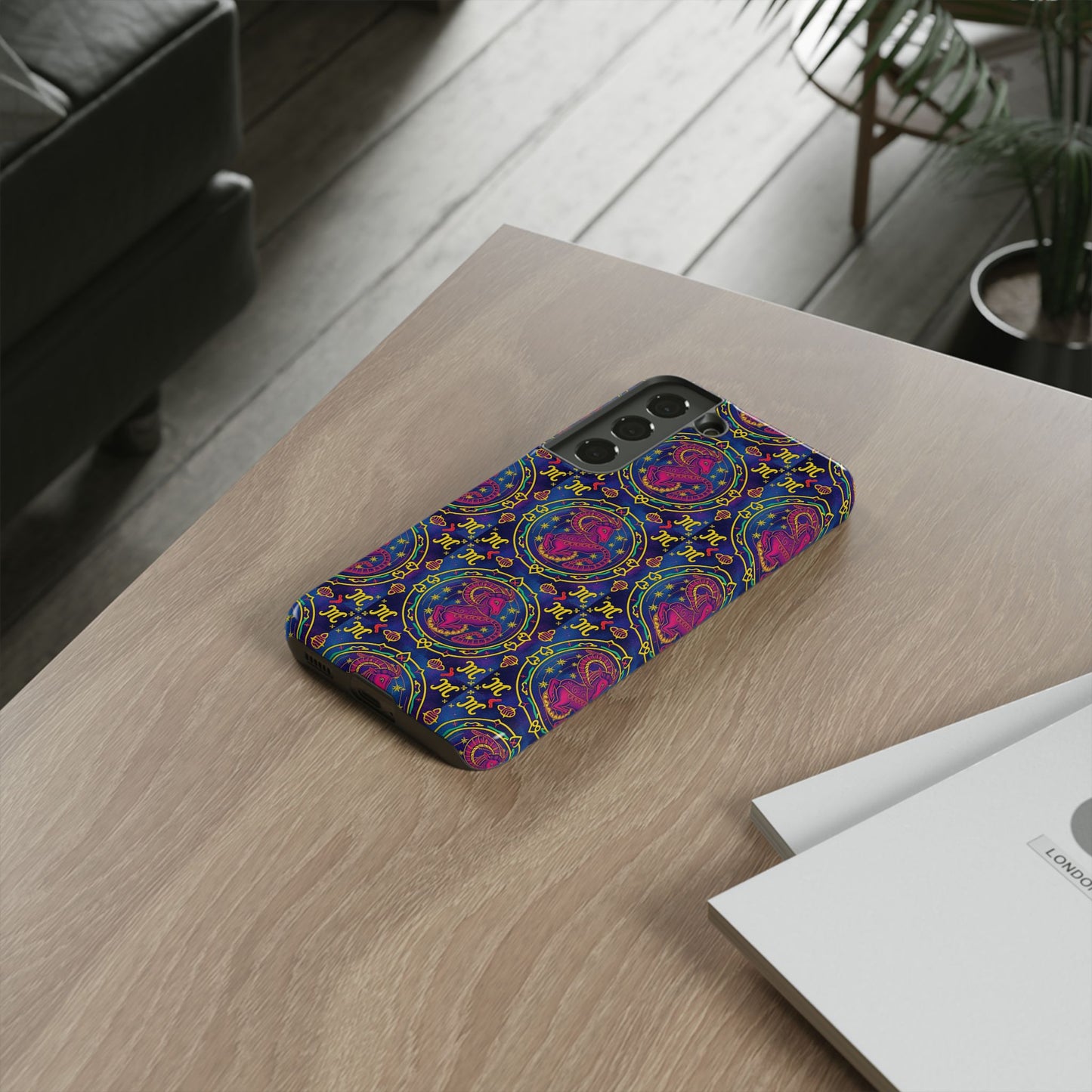 Tough Cases, Capricorn, Zodiac, Metal Pattern