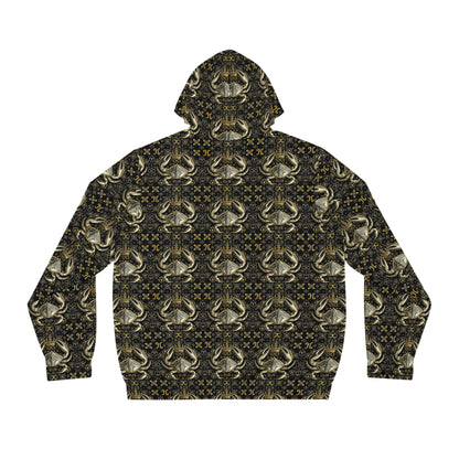 Full-Zip Hoodie (AOP), Cancer, Zodiac v3, Pattern