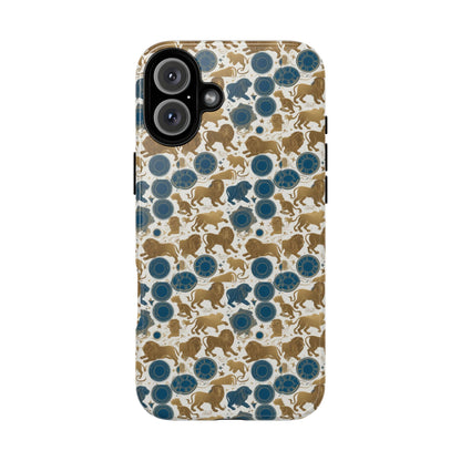 Tough Cases, Leo, Zodiac v2, Metal Pattern