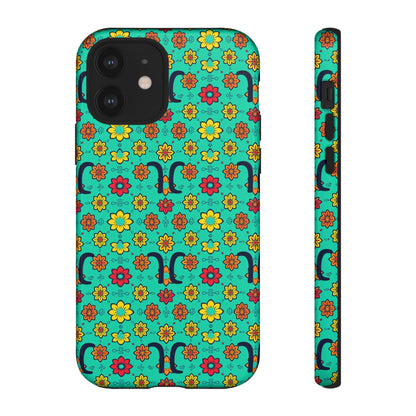 Tough Cases, Aquarius, Zodiac v2, Flower Pattern