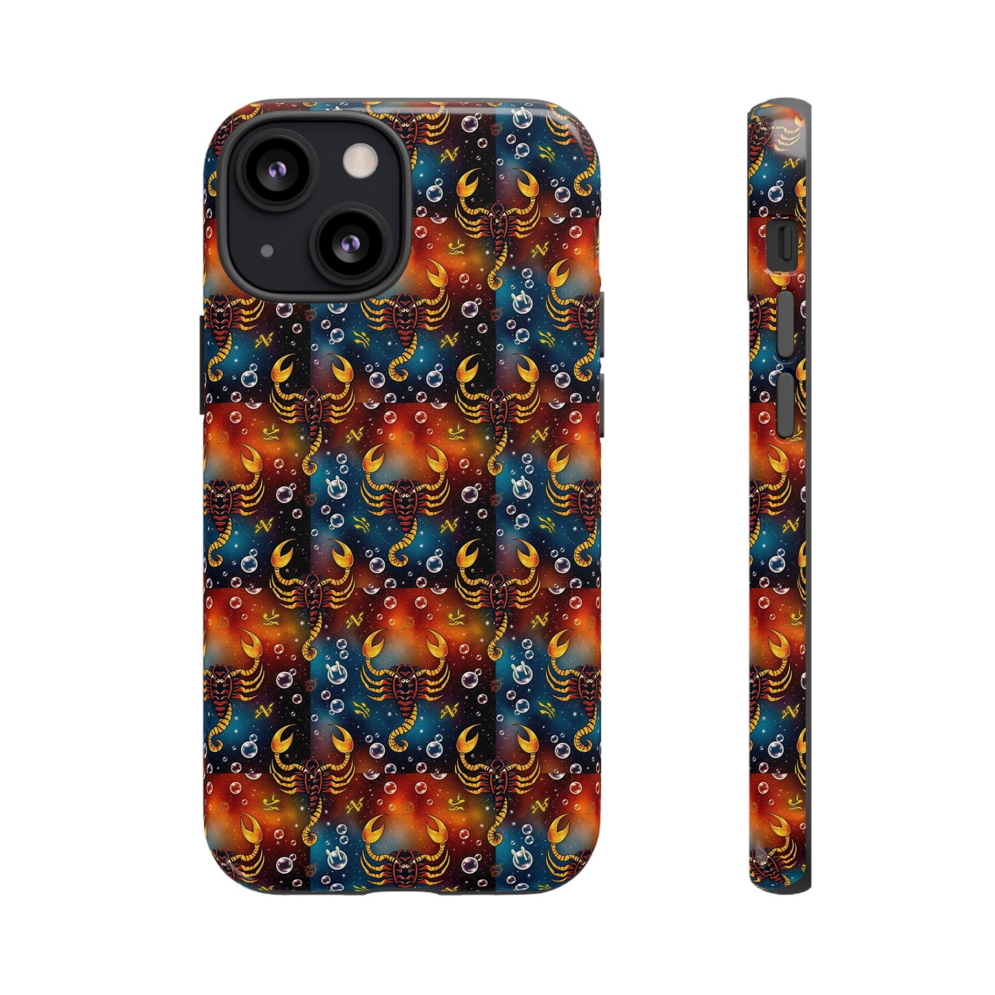 Tough Cases, Scorpio, Zodiac v2, Bubble Pattern