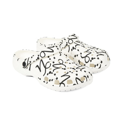 EVA Foam Rubber Shoes (AOP), Material 100% EVA, Capricorn Zodiac Design