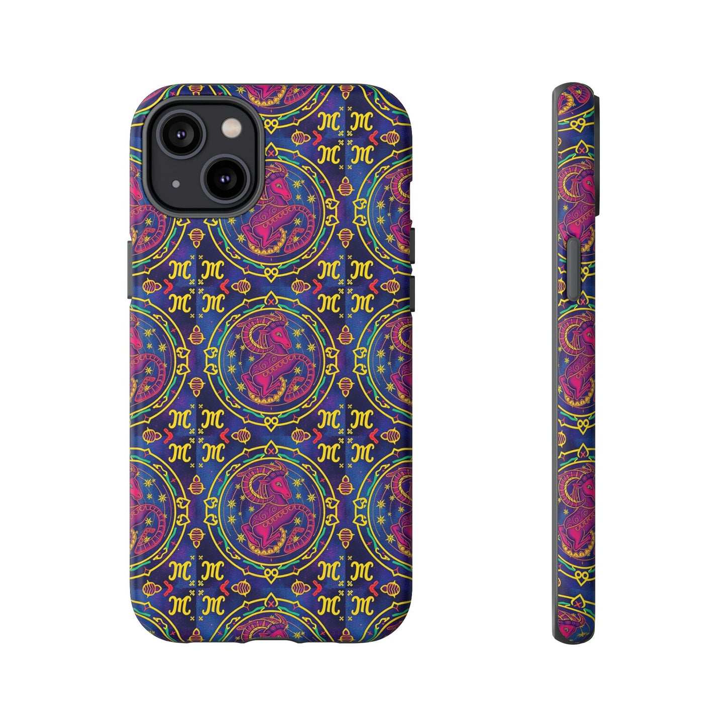 Tough Cases, Capricorn, Zodiac, Metal Pattern