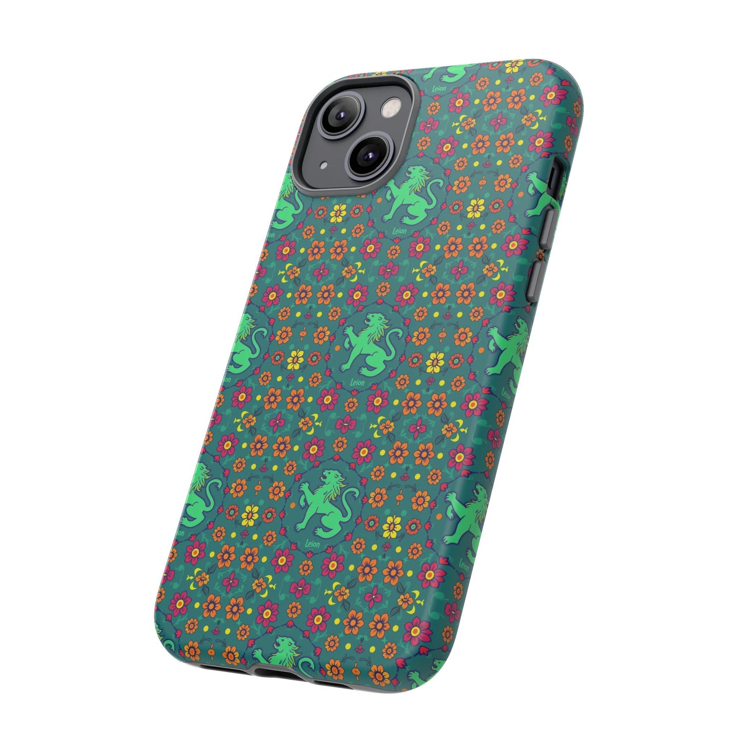 Tough Cases, Leo, Zodiac v3, Flower Pattern