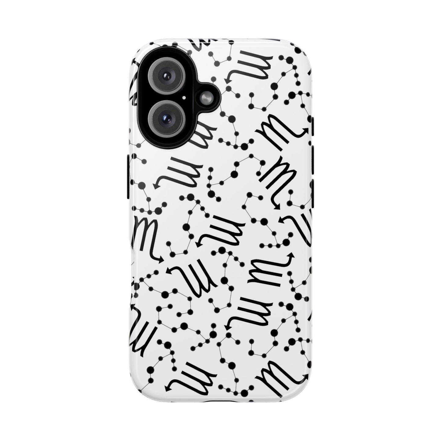 Tough Cases with the Scorpio Zodiac sign for iPhone, Samsung Galaxy, and Google Pixel devices