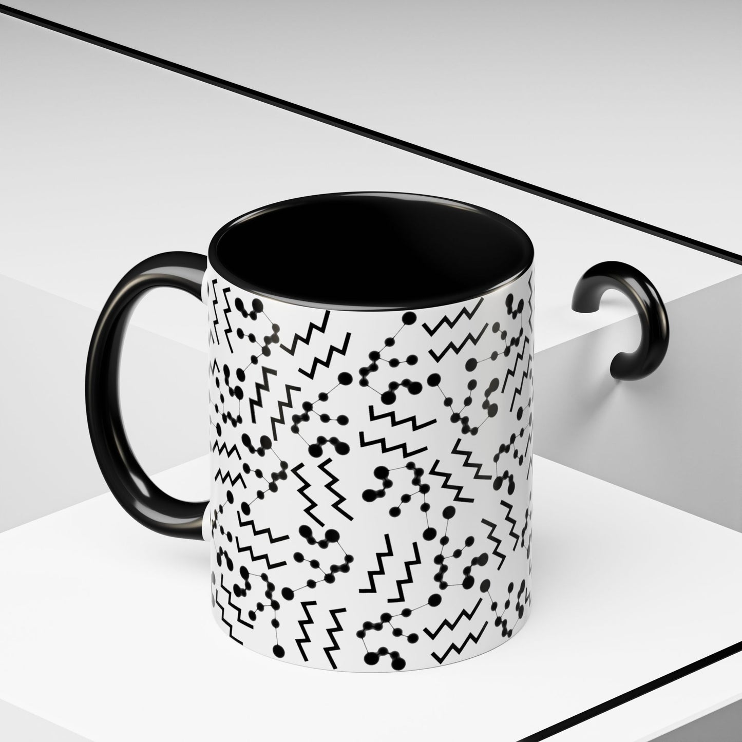 Accent Coffee Mug with the Aquarius sign (11, 15oz)