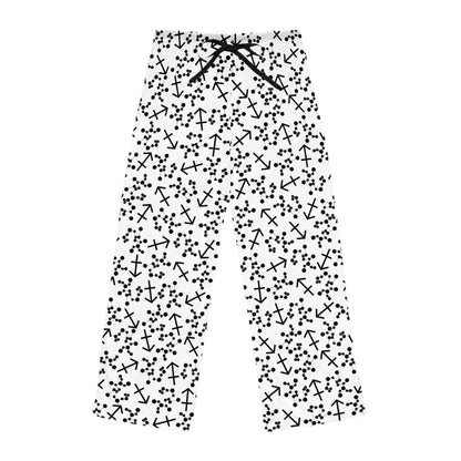 Women's Zodiac Pajama Pants (AOP) Sagittaurius Zodiac Sign