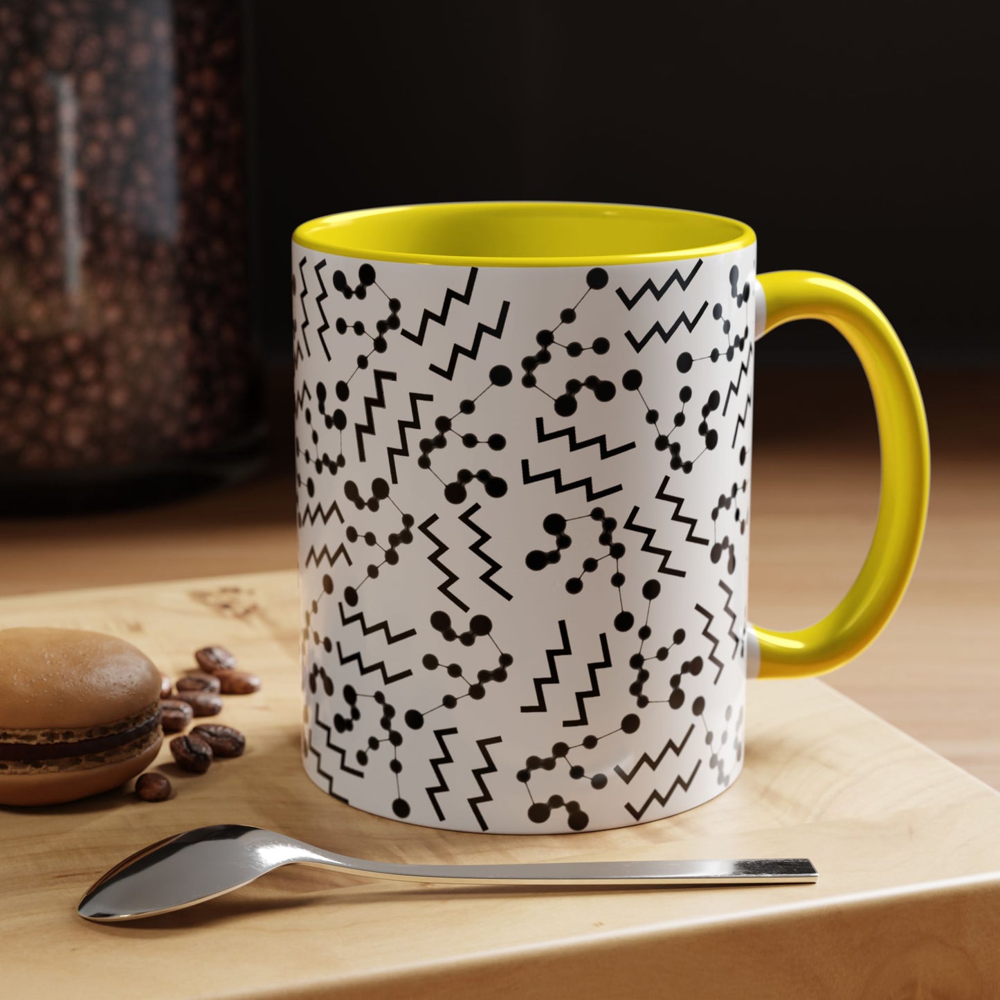 Accent Coffee Mug with the Aquarius sign (11, 15oz)