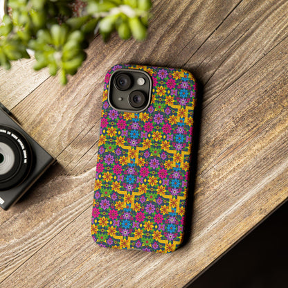 Tough Cases, Gemini, Zodiac v3, Flower Pattern