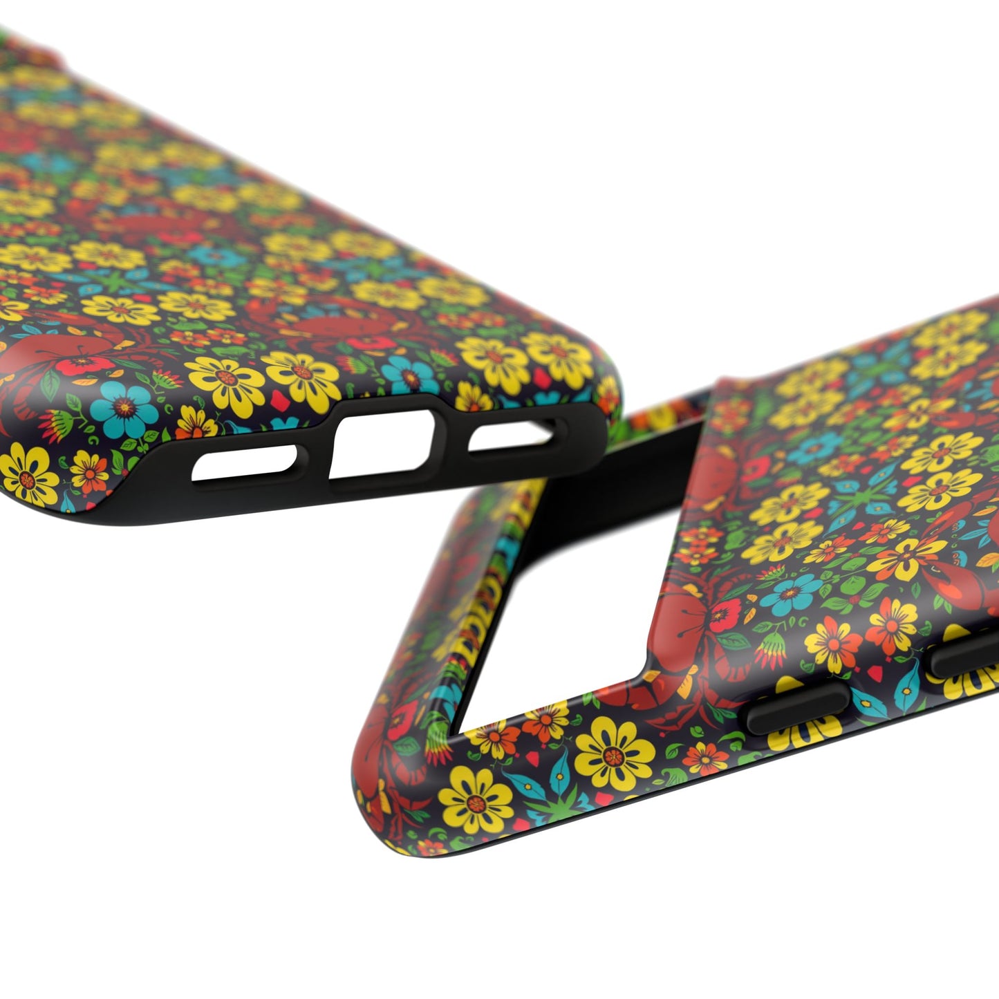 Tough Cases, Cancer, Zodiac v2, Flower Pattern
