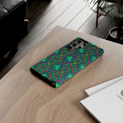 Tough Cases, Leo, Zodiac v3, Flower Pattern