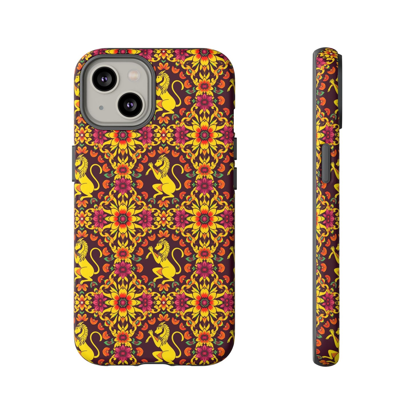 Tough Cases, Virgo, Zodiac v1, Flower Pattern