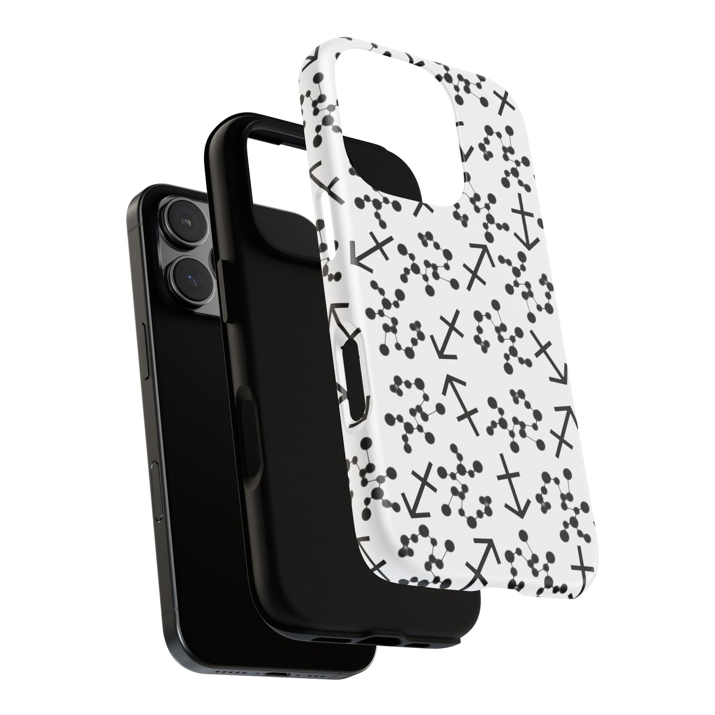 Tough Cases with the Sagittarius Zodiac sign for iPhone, Samsung Galaxy, and Google Pixel devices