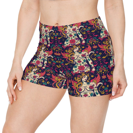 Women's Shorts, (AOP), Gemini, Zodiac v3, Sexy Pattern