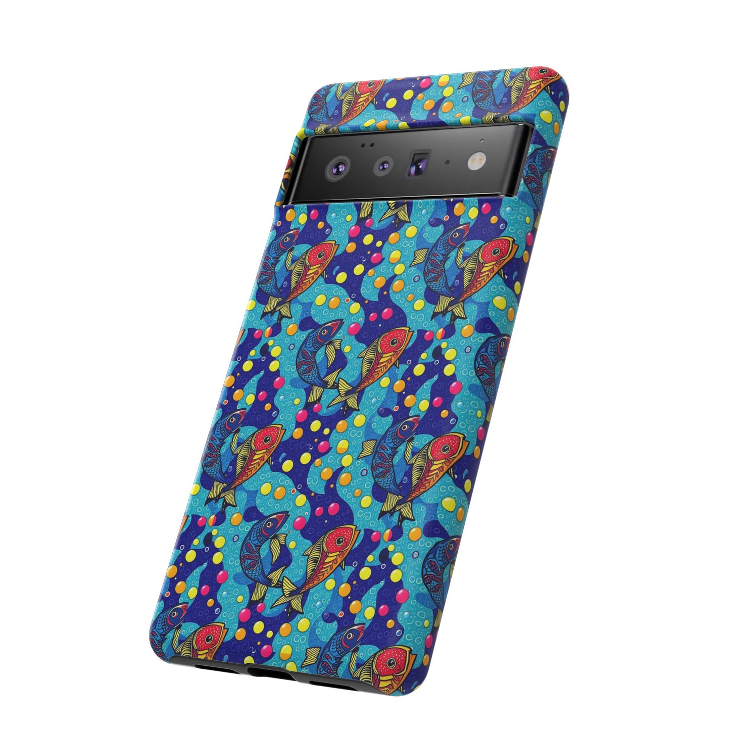 Tough Cases, Pisces, Zodiac v2, Bubble Pattern