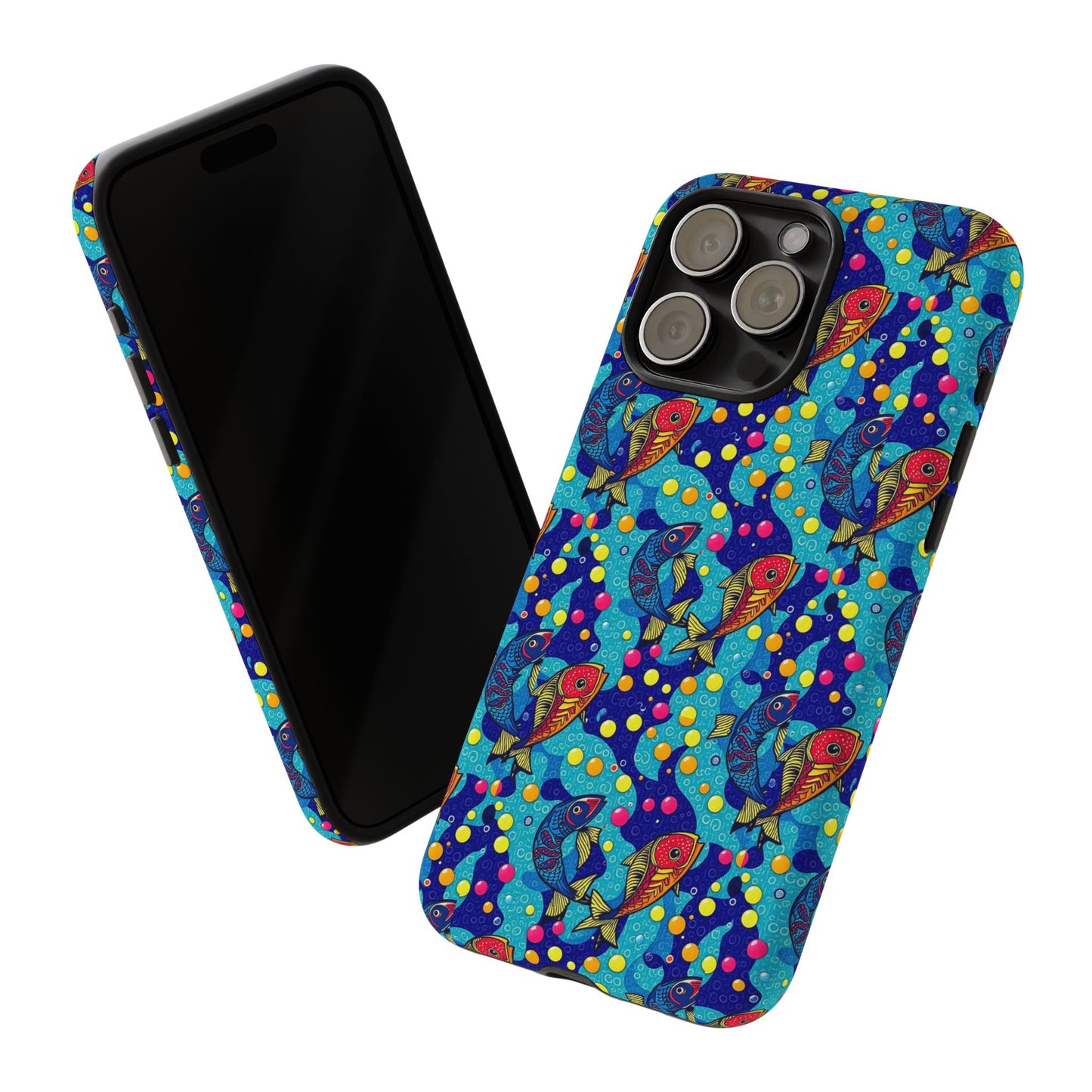 Tough Cases, Pisces, Zodiac v2, Bubble Pattern