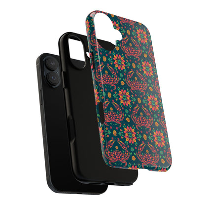 Tough Cases, Cancer, Zodiac v4, Flower Pattern