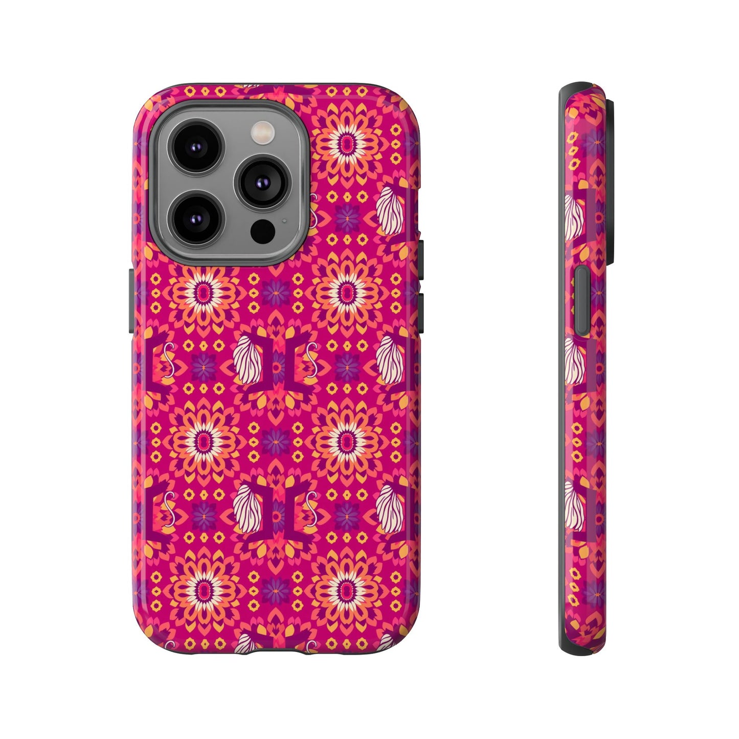 Tough Cases, Gemini, Zodiac v1, Flower Pattern