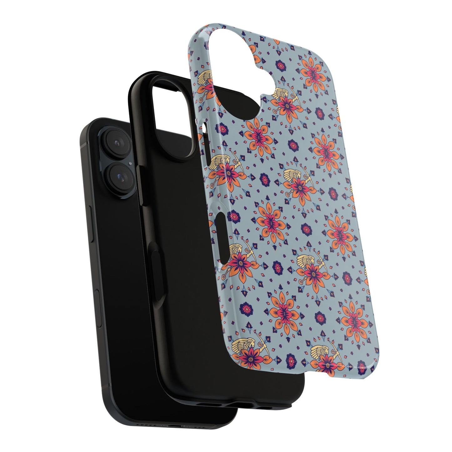 Tough Cases, Sagittarius, Zodiac v3, Flower Pattern