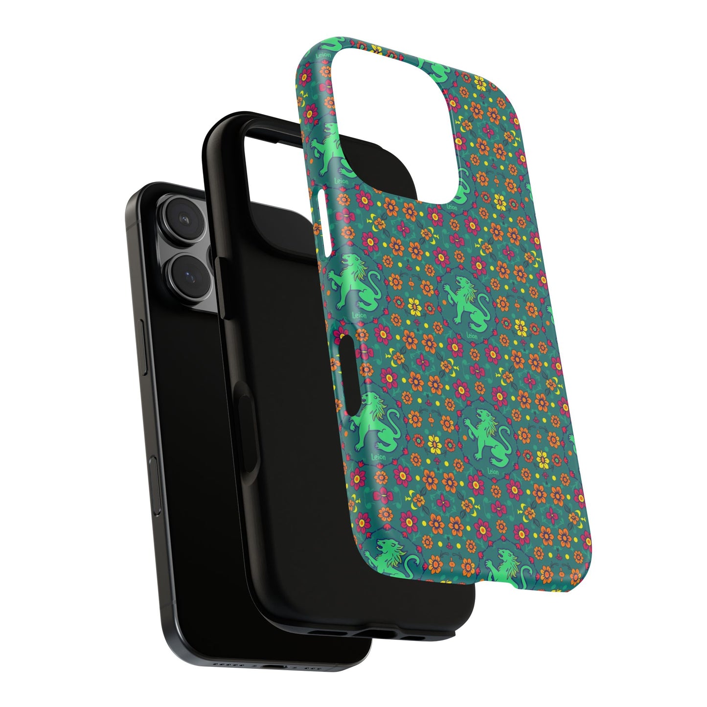 Tough Cases, Leo, Zodiac v3, Flower Pattern