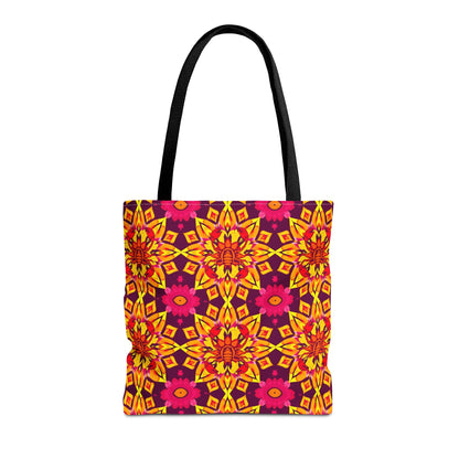 Tote Bag (AOP), Scorpio, Zodiac, Flower Pattern