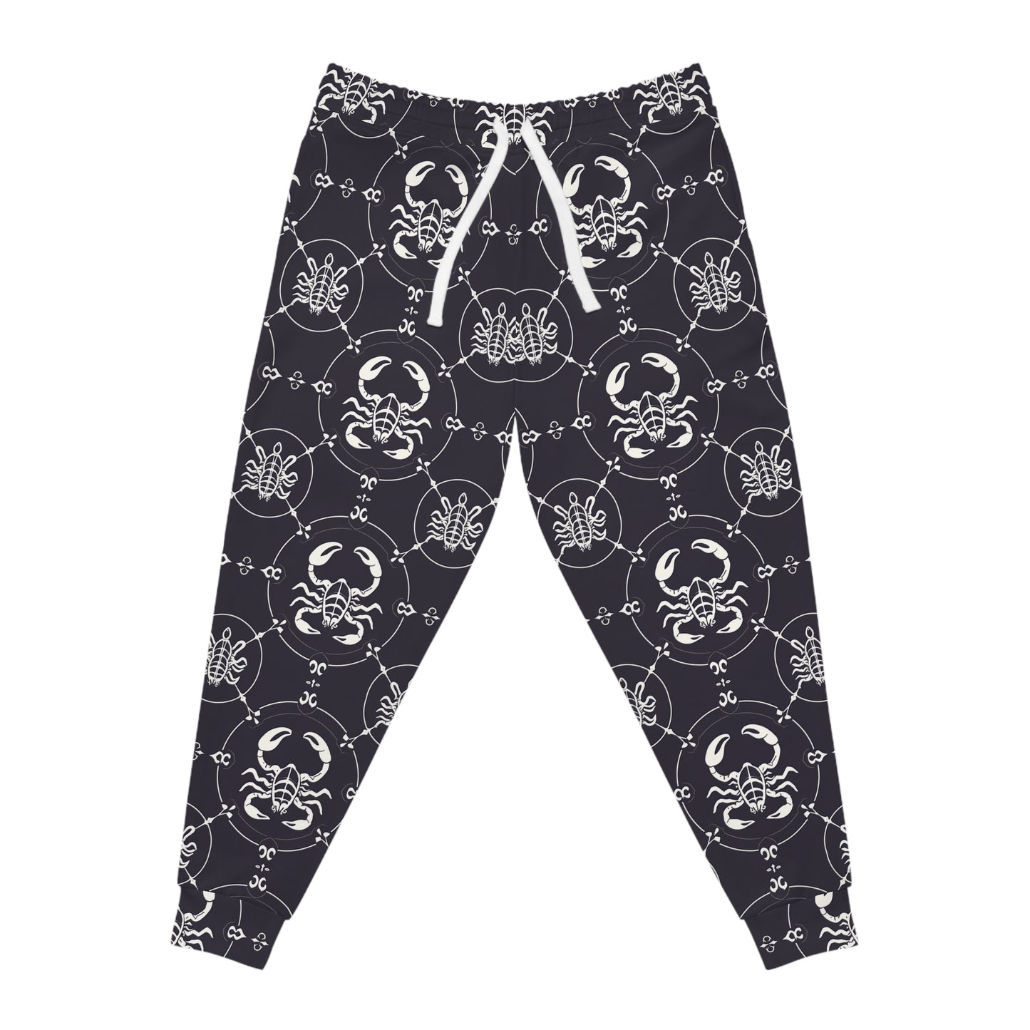 Athletic Joggers, Zodiac Design, Pattern, Scorpio, AOP