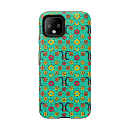 Tough Cases, Aquarius, Zodiac v2, Flower Pattern