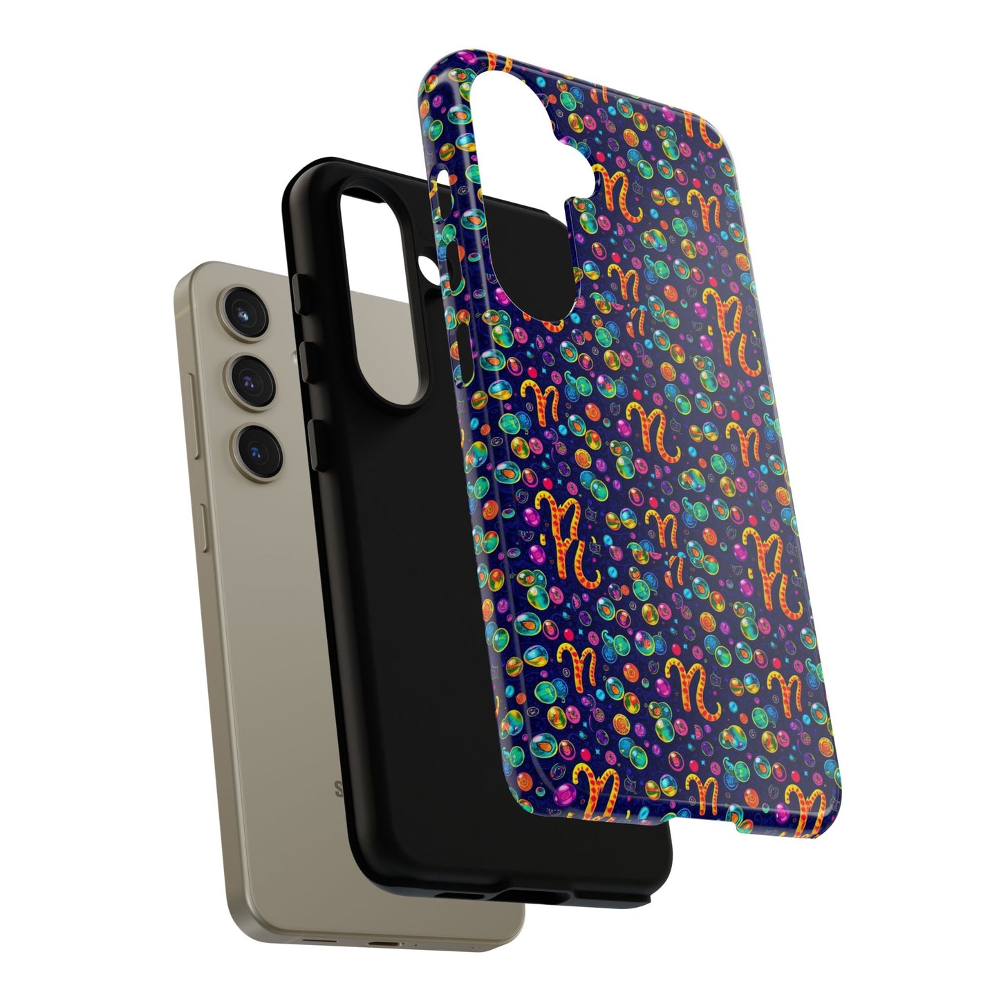 Tough Cases, Aquarius, Zodiac, Bubble Pattern