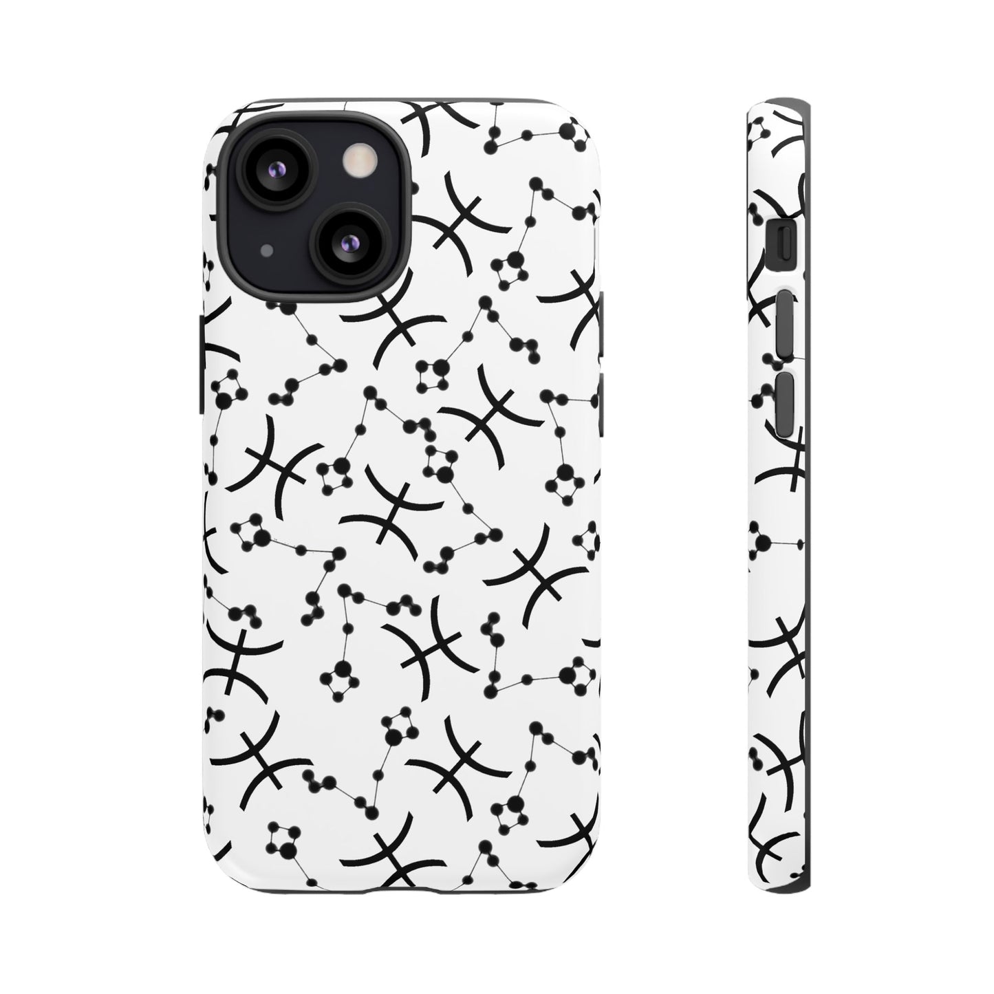 Tough Cases with the Pisces Zodiac sign for iPhone, Samsung Galaxy, and Google Pixel devices