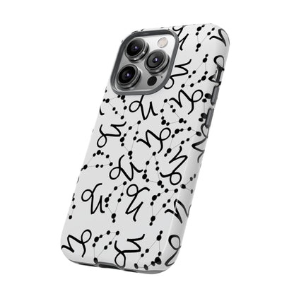 Tough Cases with the Capricorn Zodiac sign for iPhone, Samsung Galaxy, and Google Pixel devices