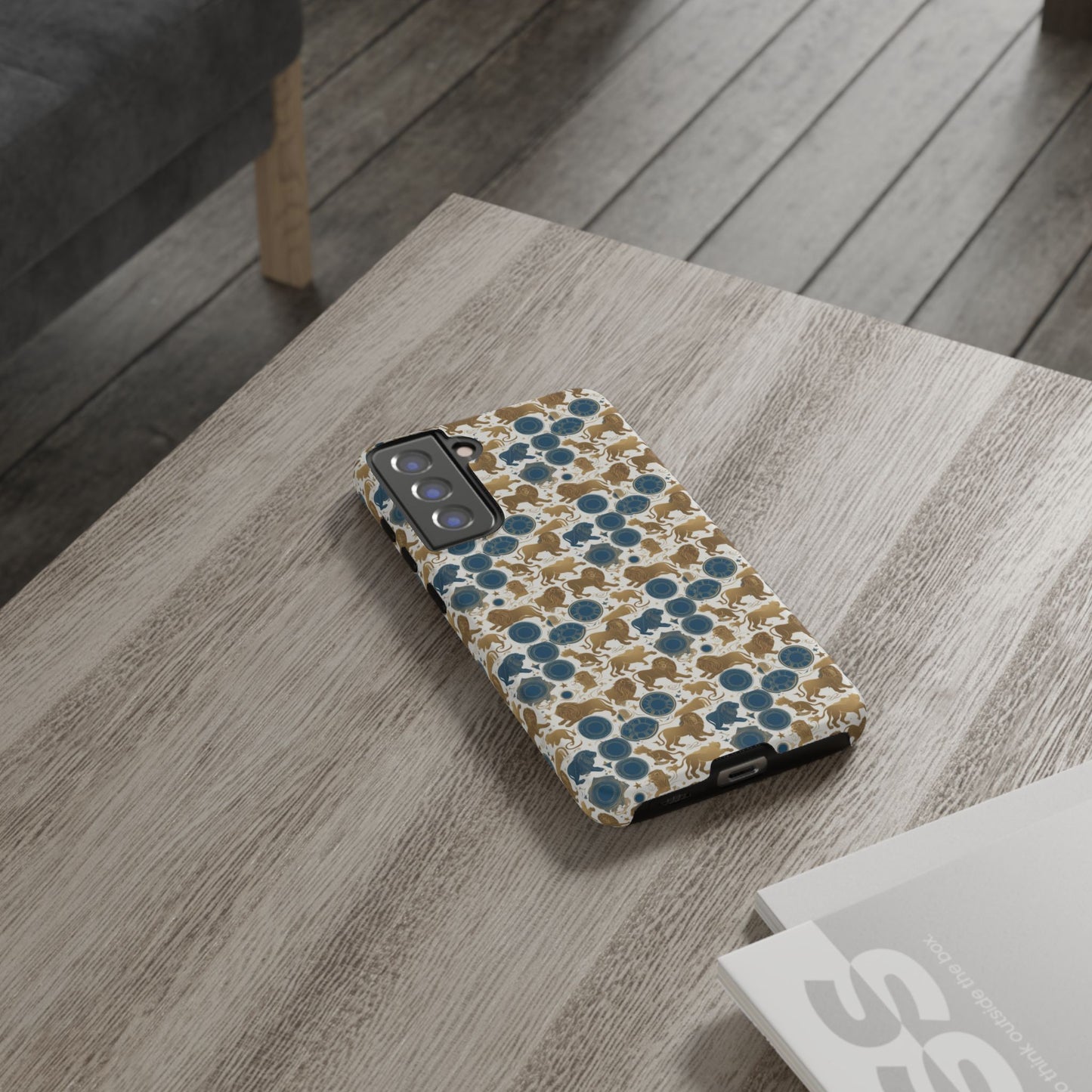 Tough Cases, Leo, Zodiac v2, Metal Pattern