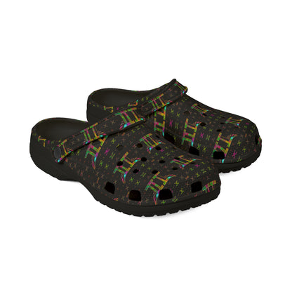 EVA Foam Rubber Shoes, (AOP), Gemini, Zodiac v3, Pattern