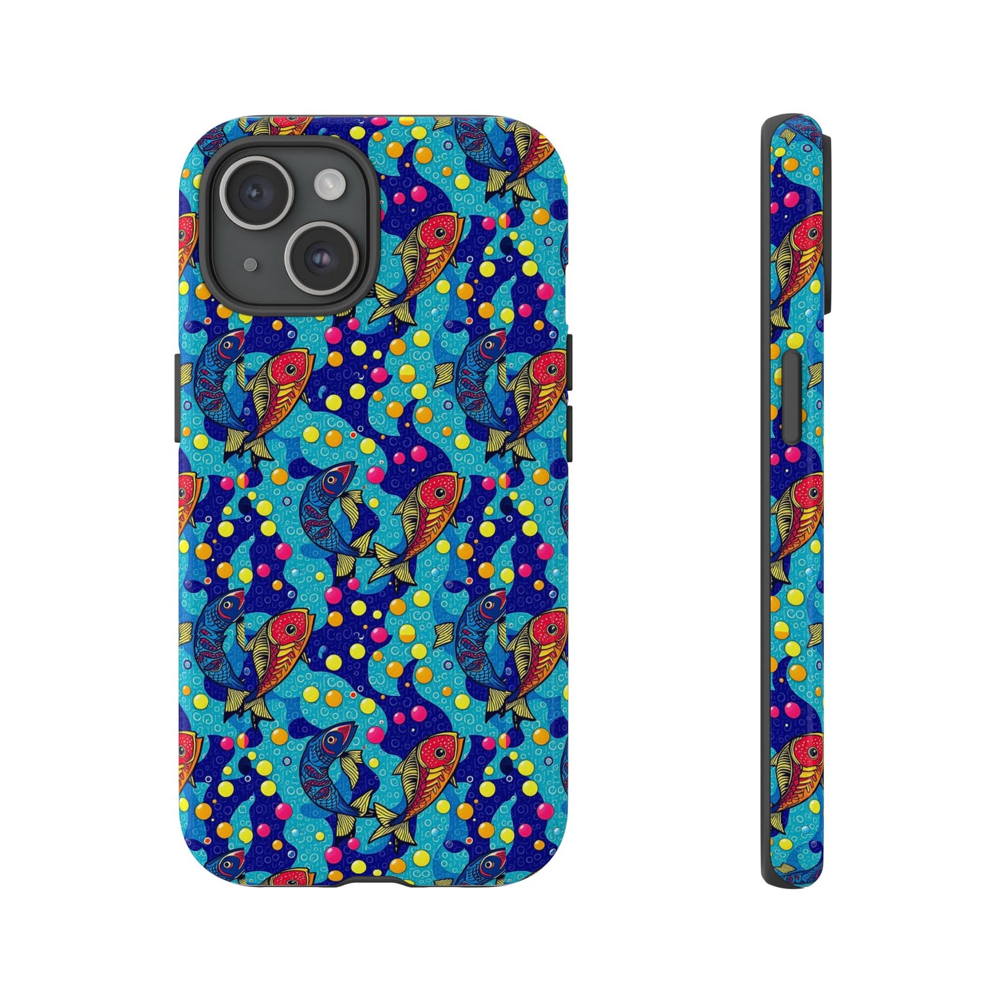 Tough Cases, Pisces, Zodiac v2, Bubble Pattern