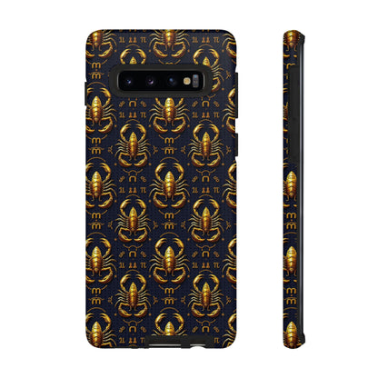 Tough Cases, Scorpio, Zodiac, Metal Pattern