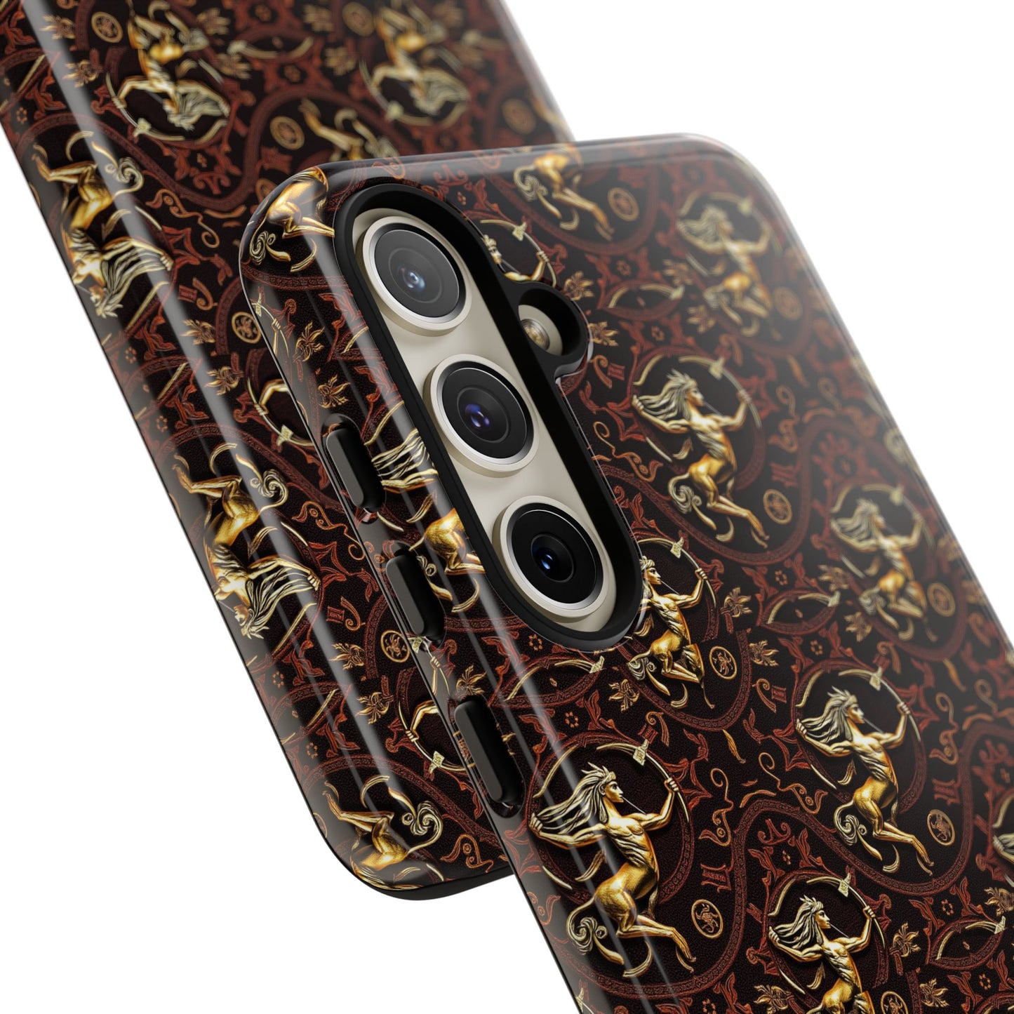 Tough Cases, Sagittarius, Zodiac, Metal Pattern