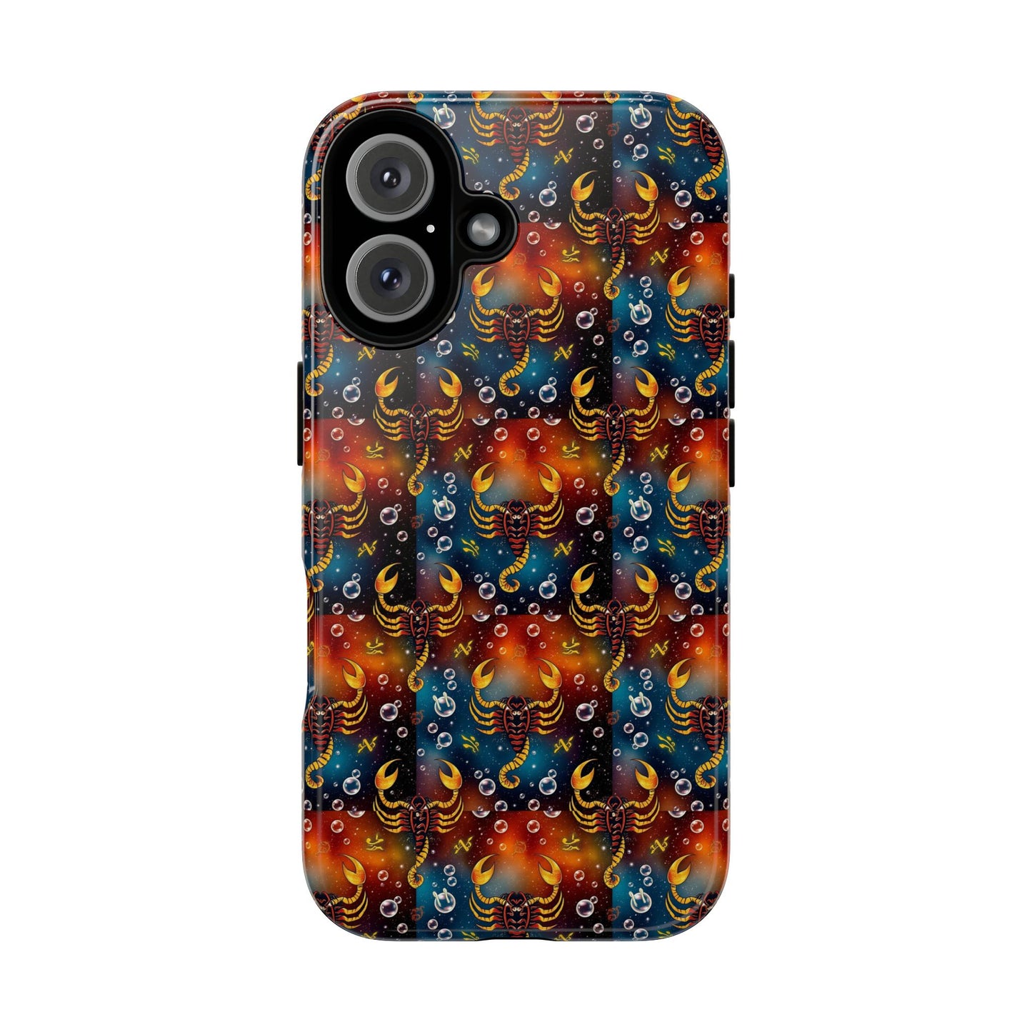 Tough Cases, Scorpio, Zodiac v2, Bubble Pattern