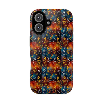 Tough Cases, Scorpio, Zodiac v2, Bubble Pattern