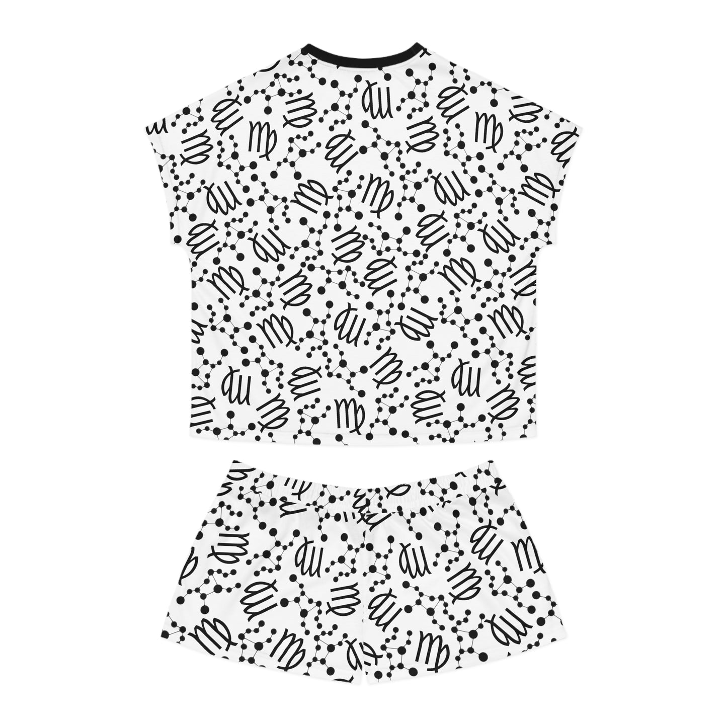 Women's Short Pajama Set Virgo Zodiac Sign (AOP)