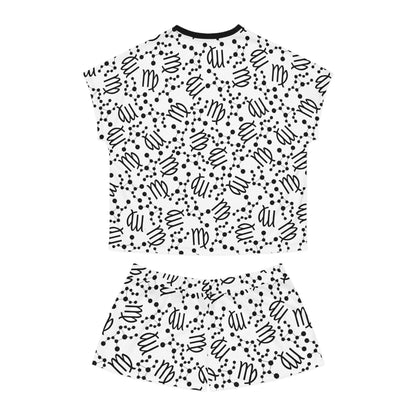 Women's Short Pajama Set Virgo Zodiac Sign (AOP)